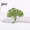 Sweater Brooch Pin Versatile Botanical Leaf Design with Glossy Fade-Resistant