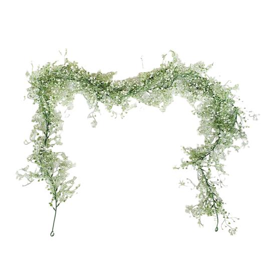 Multicolored Seasonal Vines 1.8M Artificial Ivy Vines, Halloween Garland Hanging Plastic Leaves Vine, UV Resistant Flexible for Porch Greenery Indoor