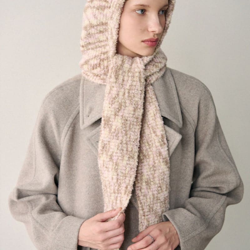 DRAWFIT WOMEN Boucle Tie Muffler Balaclava [2COLORS]