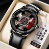 Counter Automatic Movement Watch Men'S Student Sports Car Tire Waterproof Non-Mechanical Quartz Watch