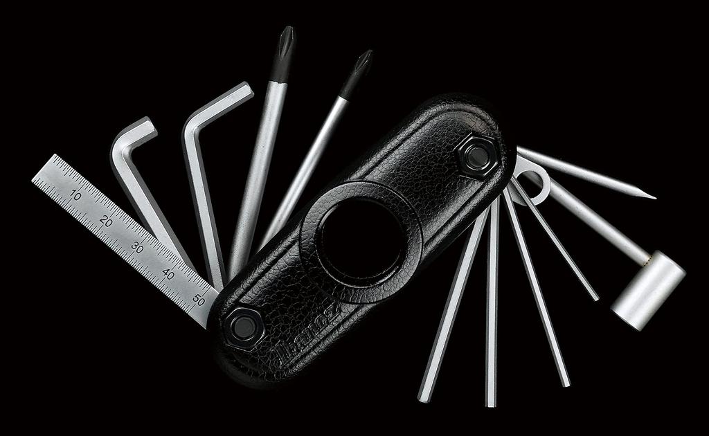 IBANEZ Ibanez Electric Guitar & Bass Multi Setup Tool (Metric) "Bikers Black" MTZ11-BBK