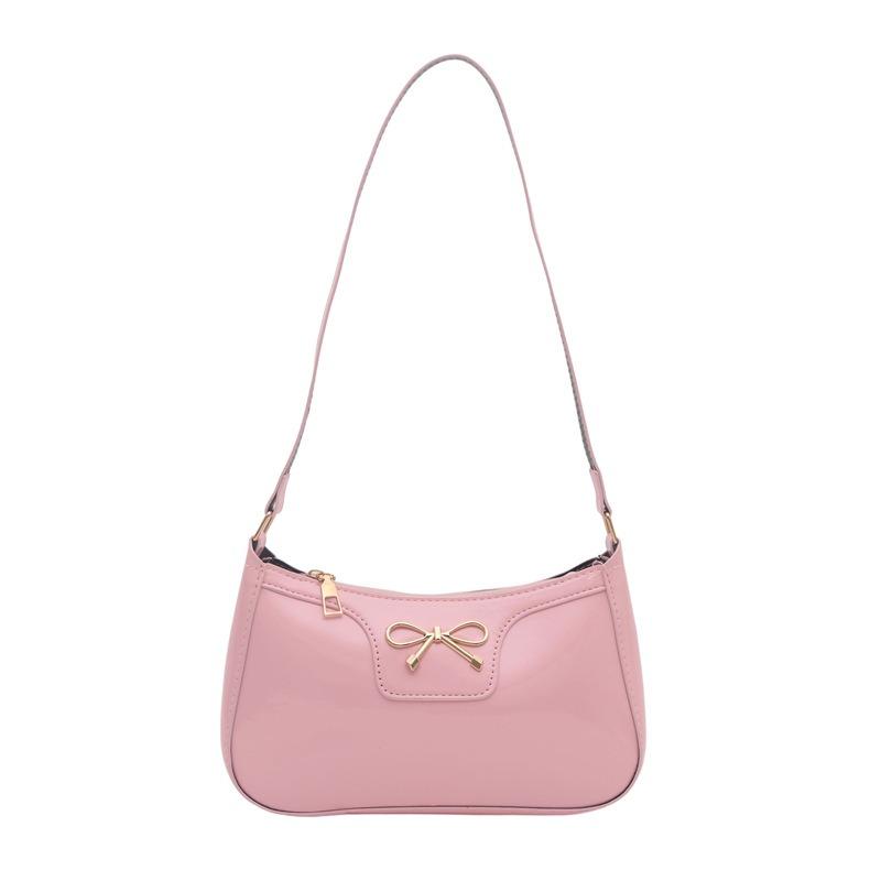 Fashion bow new personality trendy texture commuter underarm shoulder bag women