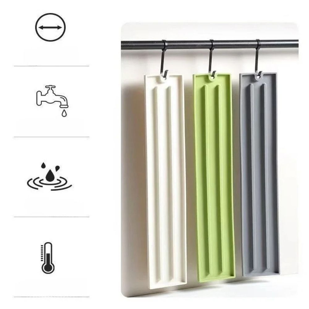 Multi-functional Dish Drying Mat High Temperature Resistant Sink Drainage Mat Windowsill