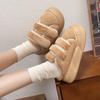 Fashion Women's Shoes Low Heel Loafers Fur Comfortable Versatile Thick Sole 2024 New Winter Warm Shoes Fashion
