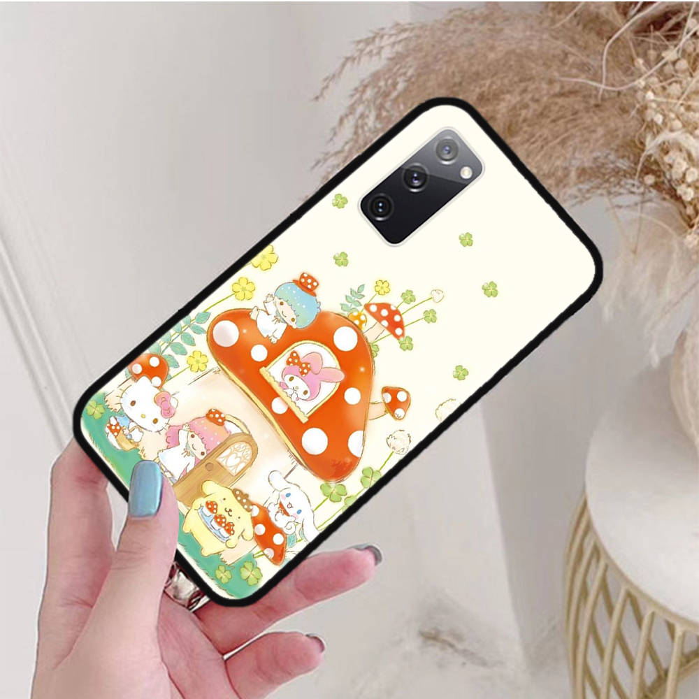 

Черный чехол для Xiaomi Poco X6 X4 M5 M6 F5 F6 C65 C55 C50 C51 C40 Pro Redmi 14C A3X 13C 12C 11T 10A 9C Note 7 6 8A Plus L-7 Sanrio Персонажи Redmi Note 6 Pro зелёный