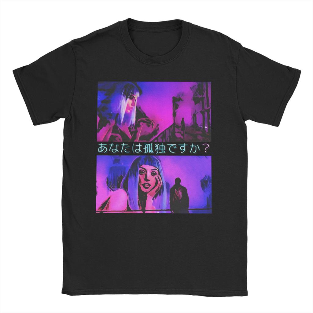 Unisex WOMEN Blade Runner Poster T Shirts Pure Cotton Clothes Leisure Short Sleeve Crew Neck Tees Summer TShirts