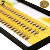 Women Pro Makeup 60 Stück Cluster Beauty Eye Lashes Pfropfen gefälschte falsche Wimpern