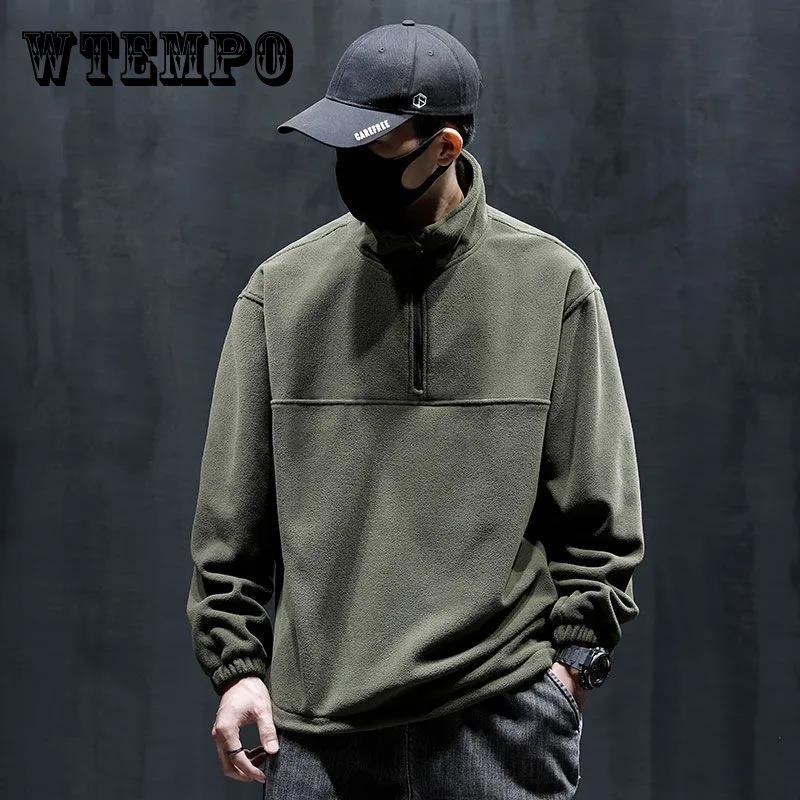 

Флисовая куртка для мальчиков, осенне-зимняя утолщенная куртка-стойка с воротником-стойкой, теплый и удобный спортивный свитер, свободная куртка, одежда