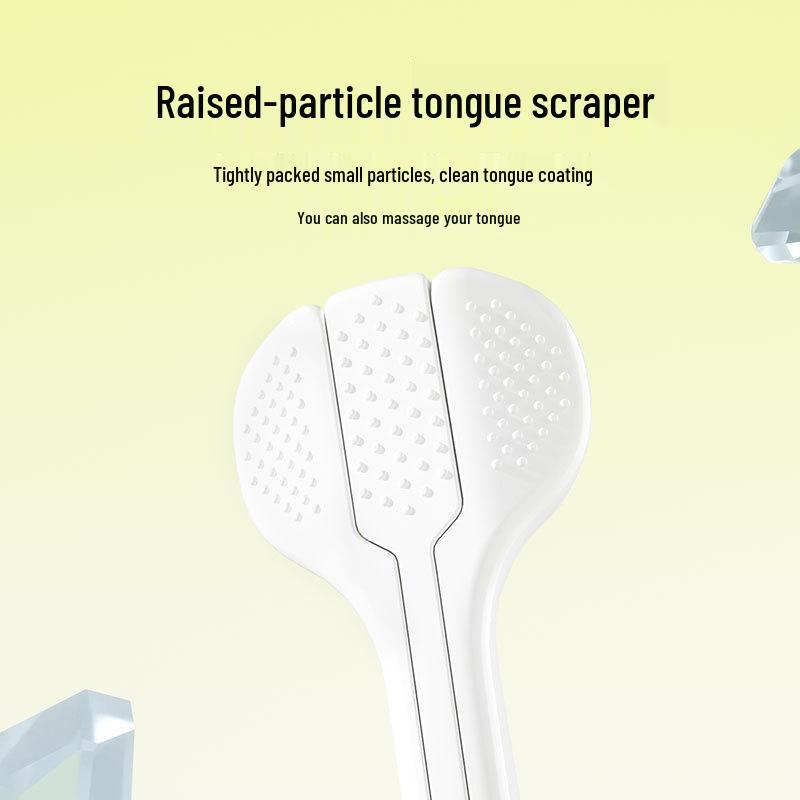 Two-Pack High-Grade Soft Bristle Three-Sided Toothbrush for Adults with Spiral Bristles.