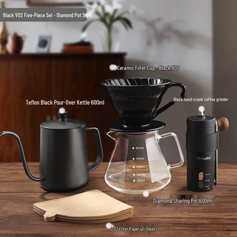 Q&W V60 Ceramic Pour Over Coffee Set