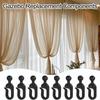 20pcs Plastic Mosquito Netting Rings Rustproof Hook Accessories Durability Curtain Hooks  Tent