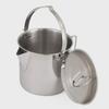 1.2L Outdoor Stainless Steel Kettle - Portable Camping and Mountaineering Teapot, Hanging Coffee and Picnic Pot