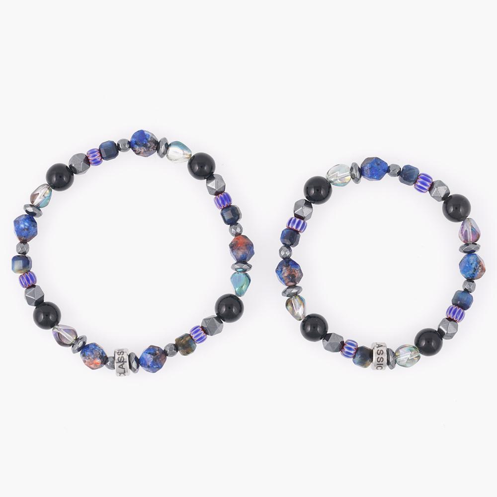Jbans Classic Lapis Point Turkish Mixed Gemstone Bracelet (C2501Ac1248_Bl)
