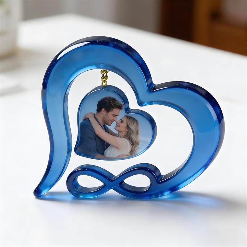 Photo Frame Resin Molds,Heart Shape Silicone Molds for Resin DIY Personalised Picture Frame Epoxy Resin Mould Art Craft