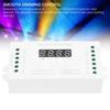 Mini 4CH Digital Display Decoder 15 Built in Effects DC9 to 24V Decoder Controller for RGBW LED Lights