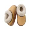 New winter lace wool mouth all-inclusive heel cotton shoes for men and women indoor cotton shoes for couples