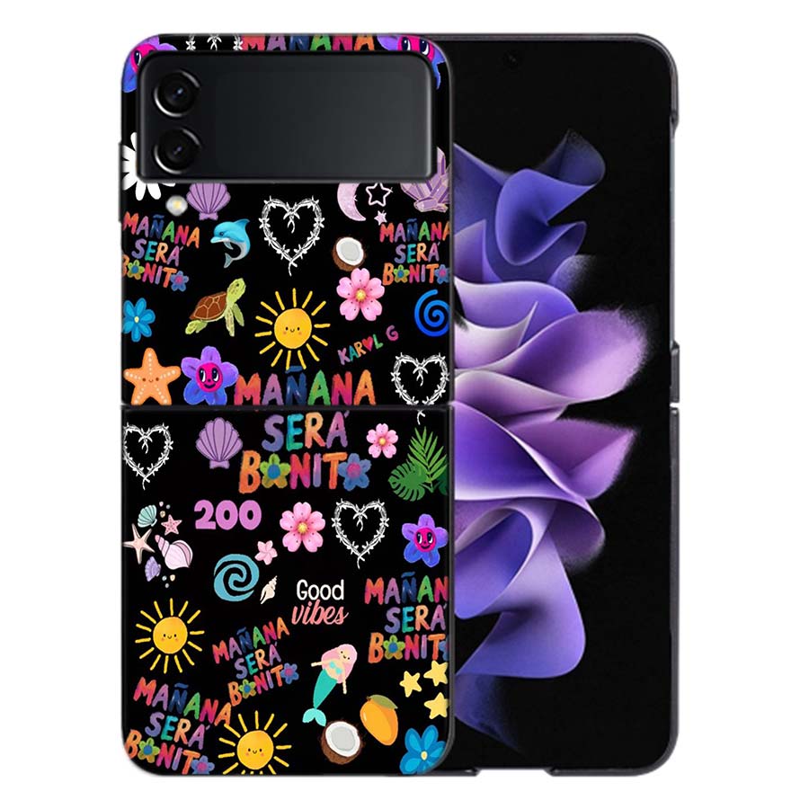 

Karol G Manana Sera Bonito Для Samsung Galaxy Z Flip 5 4 3 Чехол Ударопрочный Жесткий Чехол Телефон Z Flip 6 7 5G Z Flip 5 4 5G TPU PC Galaxy Z Flip 5 5G