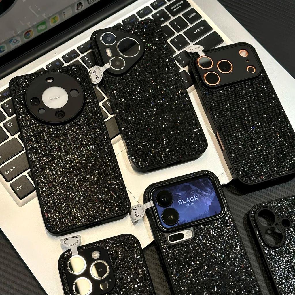 Flash Diamond Electroplated Mirror Case for Apple iPhone 17 Pro Max/16/15 - High-End Anti-Drop Protection Cover