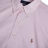 Polo Ralph Lauren Ss24 Pony Logo Embroidered Striped Short Sleeve Shirt Men shirts Pink 710803061-001