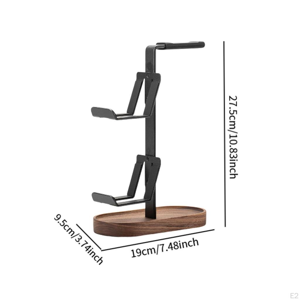 Controller and Headset Holder Headphone Display Stand Anti Slip Practical Desktop Game Switch Rack