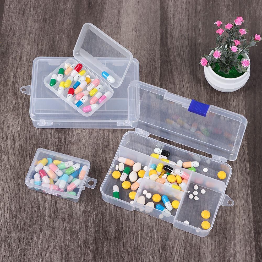 Plastic Clips Boxes Storage Box Craft Bead Holder Jewelry Diamond Container Pill Storage Supply