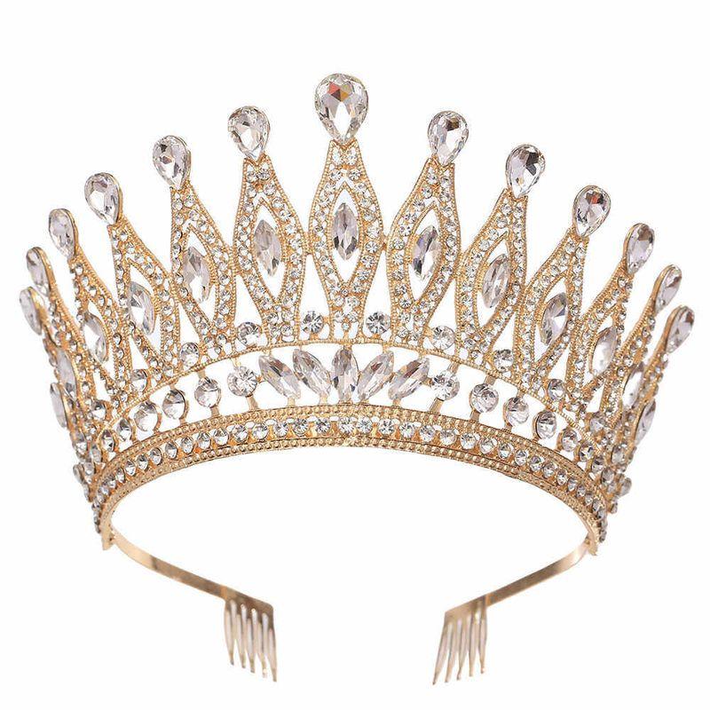 2024 New Arrival Crown Headdress Bridal Hair Accessories Fancy Fashion Crown Baroque Performance Pageant Miss World