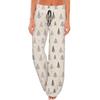 Women's Casual Fashion Comfort Pajama Pants Christmas Print Drawstring Wide Leg Pants