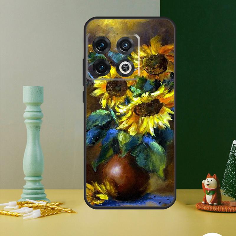 Oil Painting Flowers Case For OnePlus Nord CE 4 2 3 Lite N20 N30 9 10 Pro 8T 9RT 10T 10R 12R 13R 11 12 13 Cover