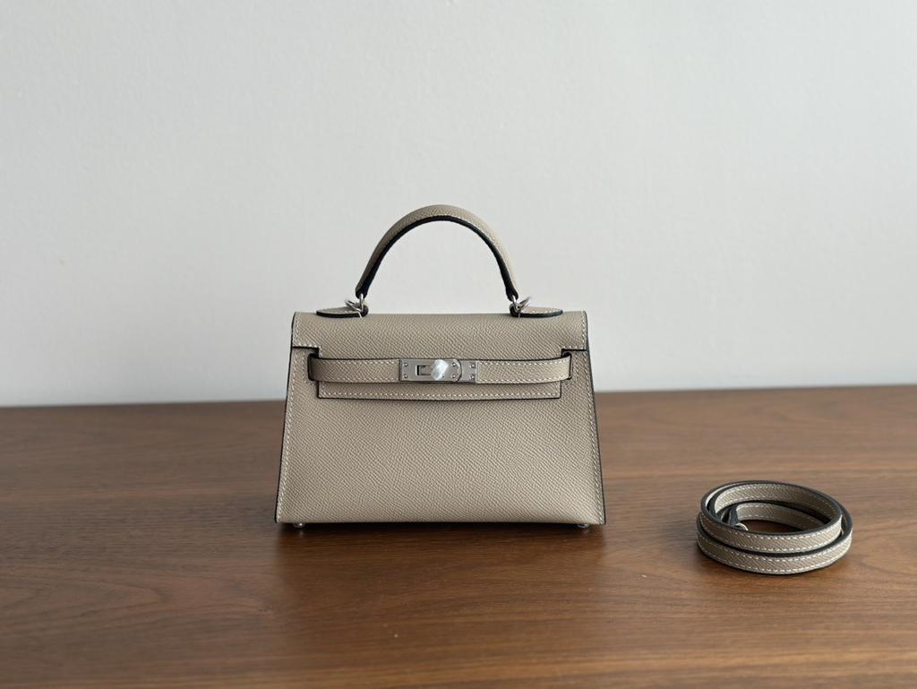 19 Element EP Leather Wrist Strap Five Metal Single Leather Strap Crossbody Mini Fashion Womens Bag