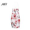 Zombie Party Dress with Blood Stains Halloween Print Costume for Women, Scary Apron, Hooded Horror Scene Photo Prop Cloak, Stockings Outfits