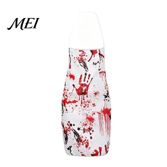 Zombie Party Dress with Blood Stains Halloween Print Costume for Women, Scary Apron, Hooded Horror Scene Photo Prop Cloak, Stockings Outfits