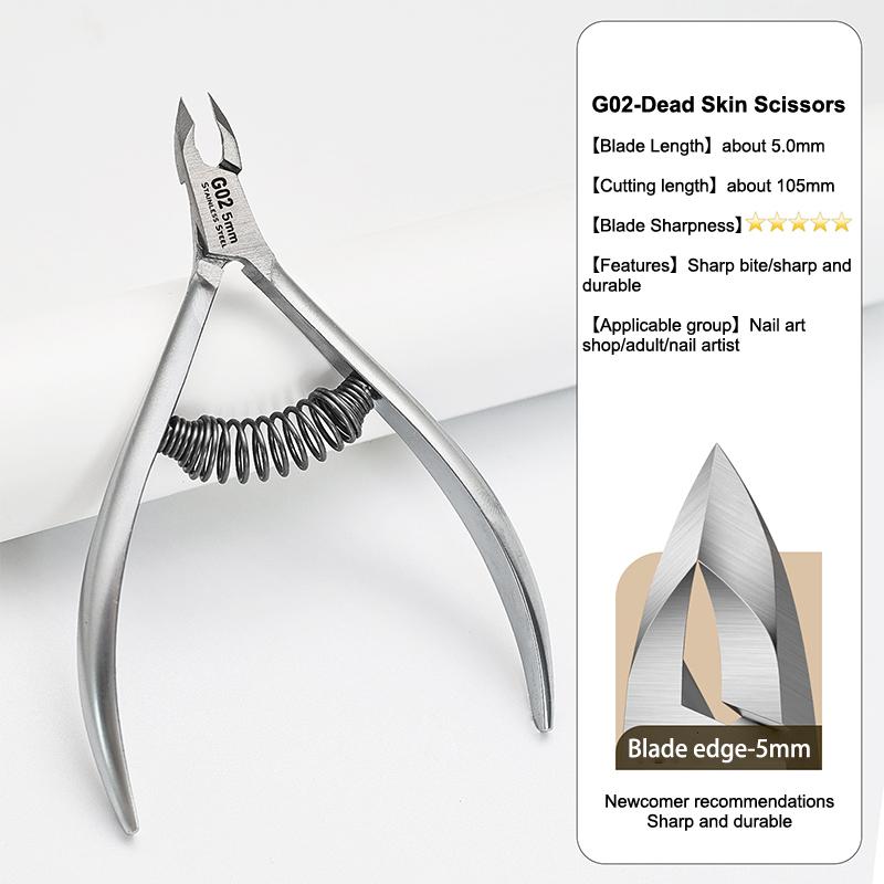 Stainless Steel Cuticle Trimmer Professional Nail Nipper Remover For Fingernails Manicure Products Toenails Dead Skin Nails