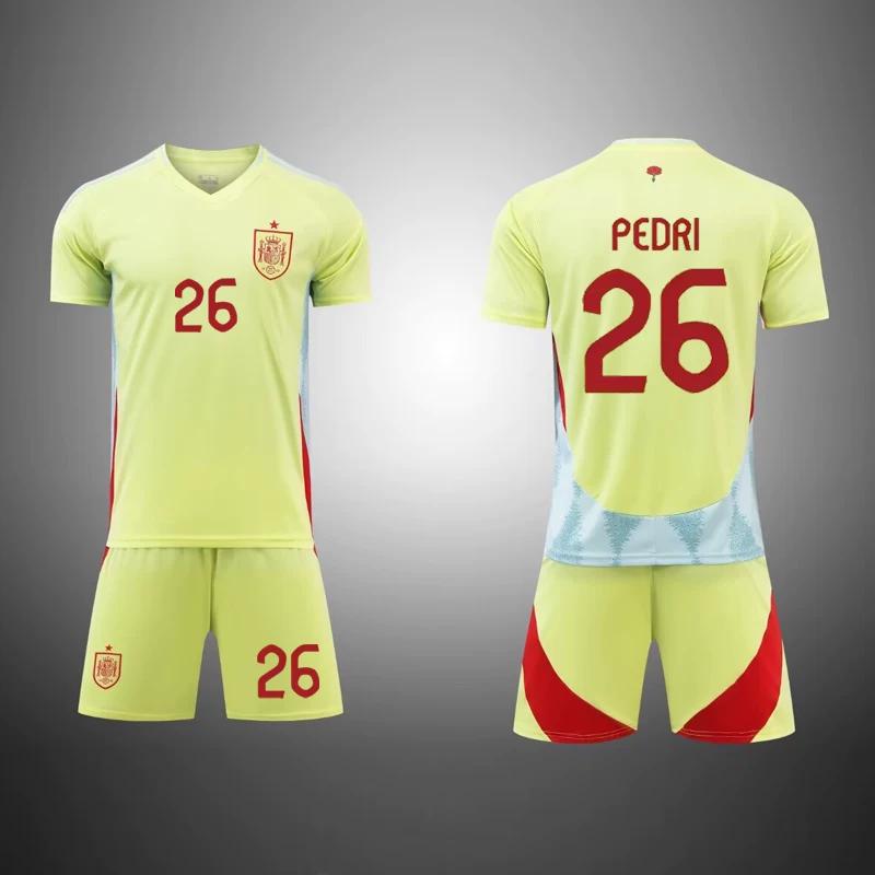 2024 Spain Football Jerseys Yellow #26 20