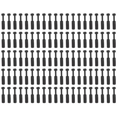 100Pcs End Plug Pneumatic Composite Pipe Connector Quick Connect Plug Pushin Tube Fitting