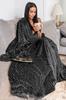 Wave Fleece Blanket 220X240 Gray