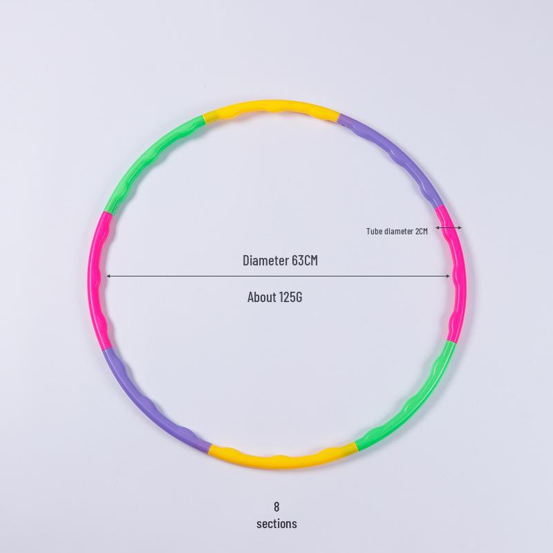 Abnehmbarer Hula-Hoop für Anfänger - Für Kinder, Tanz & Fitness, Verstellbares Gewicht