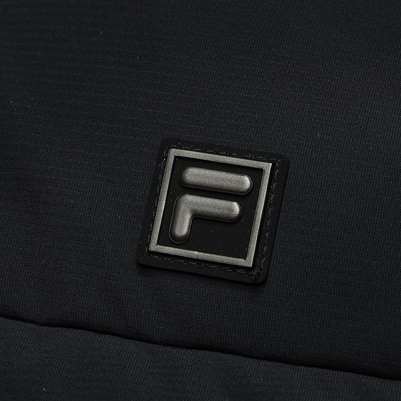 FILA Down Jackets Men's Jet Black Hooded Non Detachable Moderate F11M543907FBK