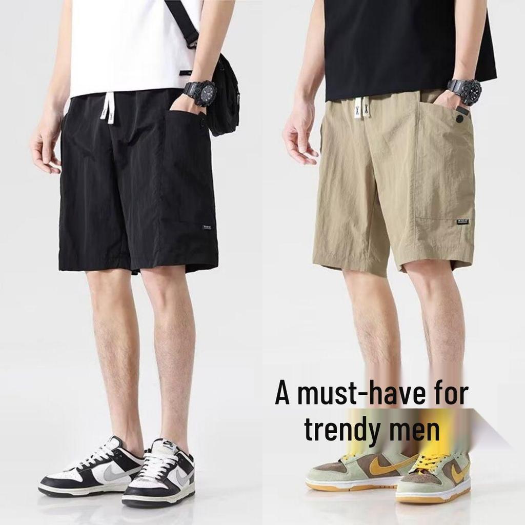 American Style Quick-Dry Summer Sports Shorts - Trendy Casual Loose Fit Five-Point Pants