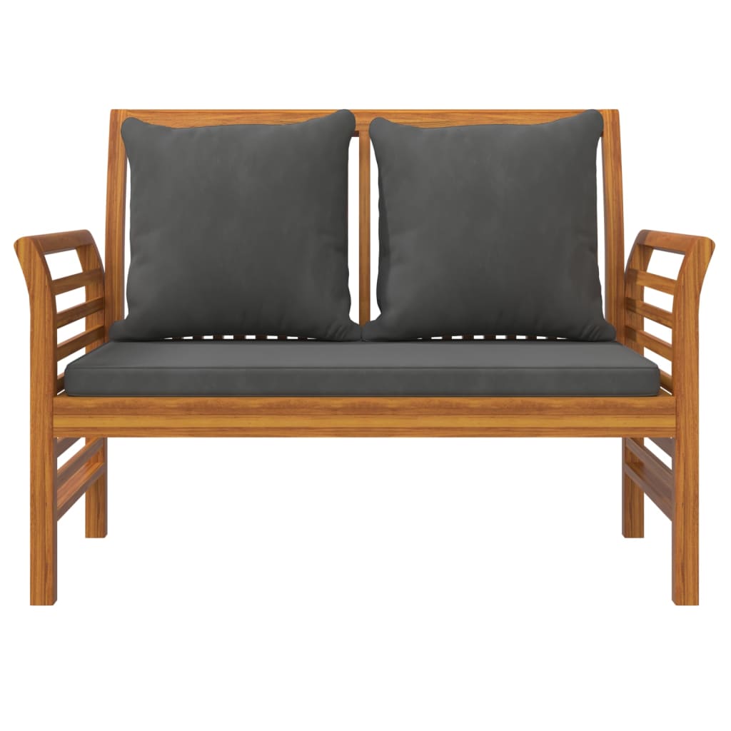 3 Piece Garden Lounge Set with Cushions Solid Acacia Wood