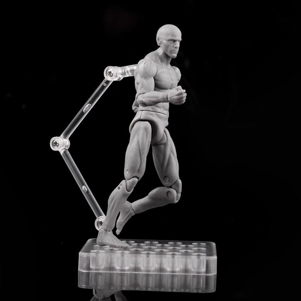 

Joints Movable Male Femalew Body Dolls Action Figure 1/18 Scale Model Doll For Displaying Style A