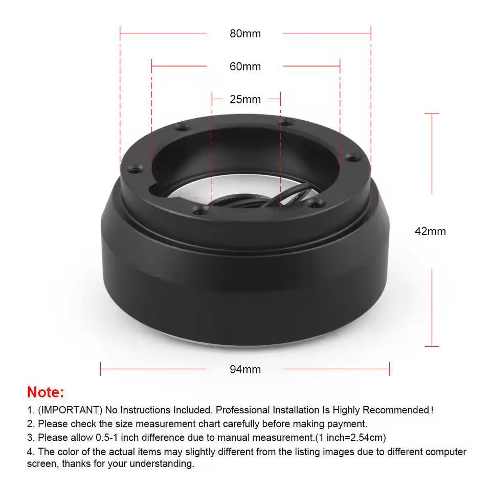 181H Modified Steering Wheel Hub for Volkswagen Golf, Jetta, Passat, Corrado