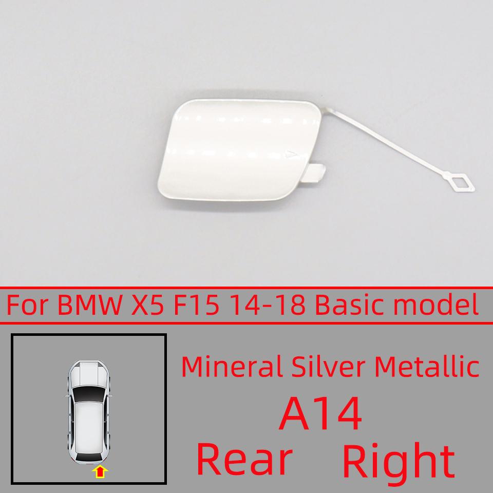 For BMW X5 F15 Basic Model Front Rear Bumper Tow Hook Cover Cap Hauling Shell Lid 2014-2018#51117378591 51127378573 51127378574