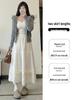 Women's White Lace High Waist A-line Umbrella Skirt - Mid-length Flare for Tall Figures