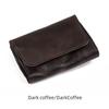 Vintage Vegetable Tanned Cowhide Accordion Card Holder and Simple Driver's License Case