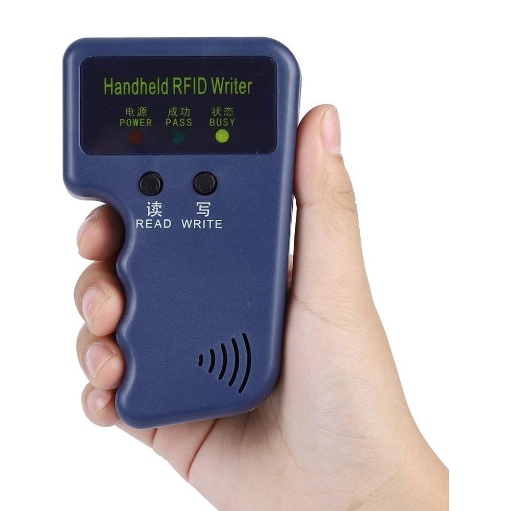 Handheld RFID ID Card Copier Key Reader Writer Duplicator 125KHz+5PCS Tags