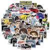 10/30/50pcs Initial D Japanese Anime Stickers Cool Cartoon Decals DIY Skateboard Phone Notebook Classic Manga Sticker Decoration