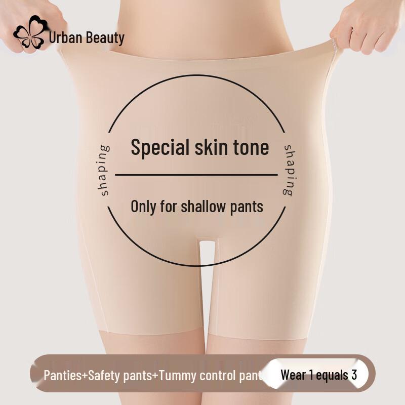 

Женские бесшовные защитные шорты от просвечивания Urban Beauty, 2 шт. XL