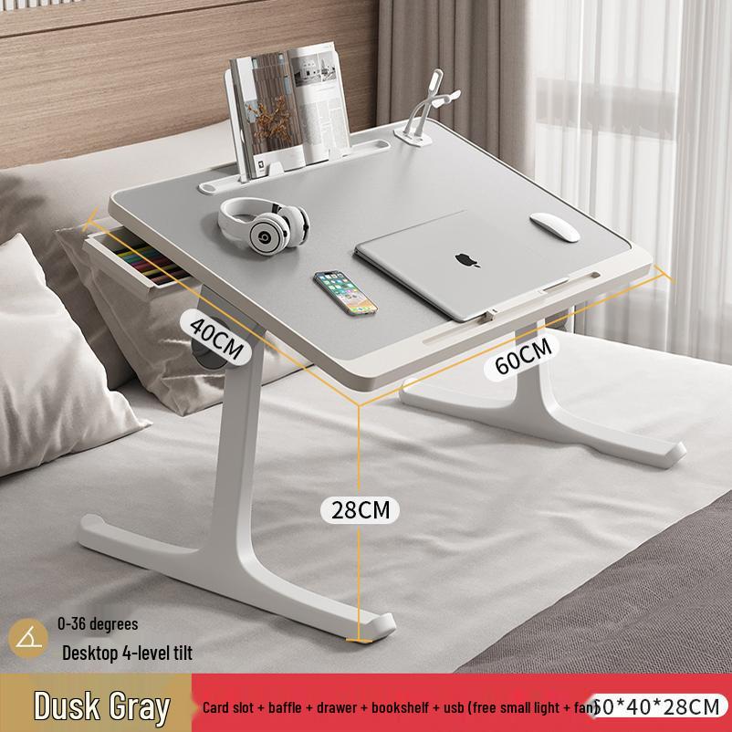 Foldable Dormitory Bed & Bay Window Table with Storage