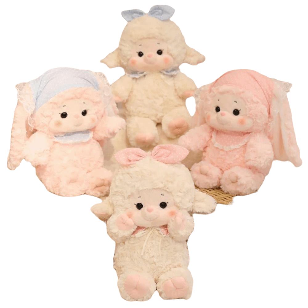Cartoon Lamb Plush Toy Fluffy Animal Fluffty Doll Creative Sheep Plush Doll  Home Decor