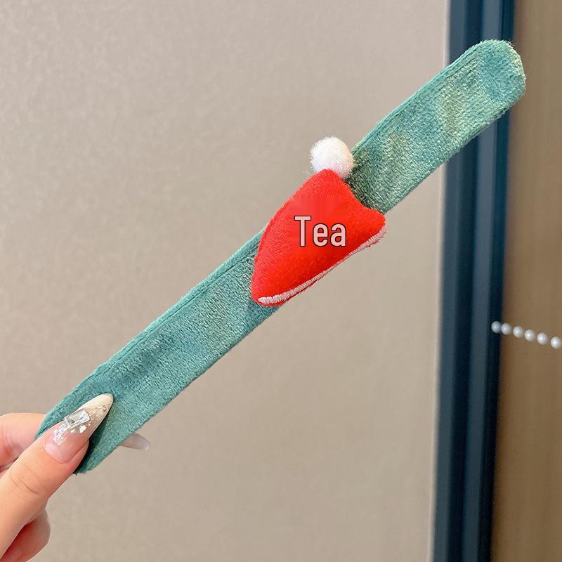 2025 Women's Christmas Snap Bracelet - Plush Cartoon Elk & Snowman Design